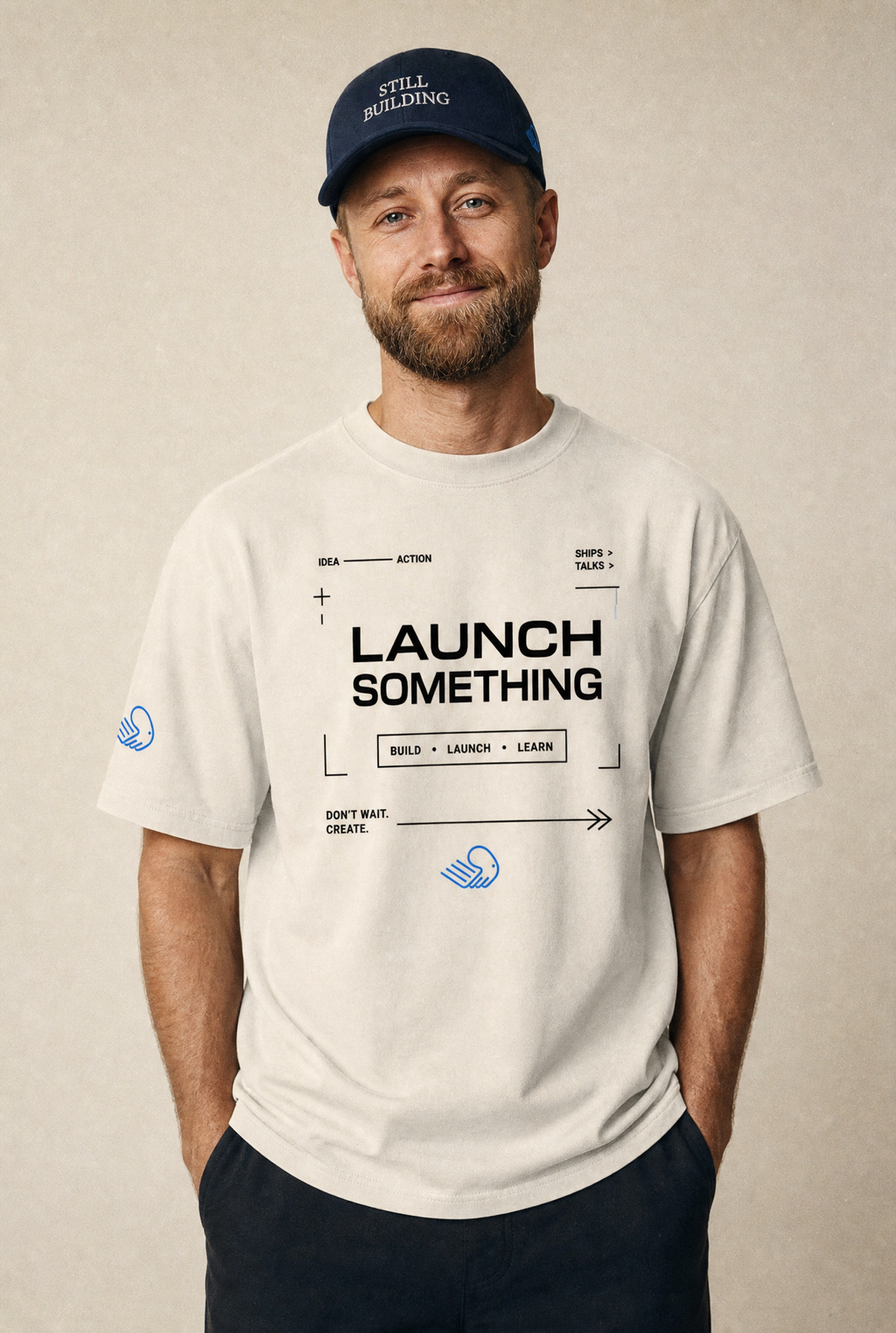 Launch Something Oversized Tee