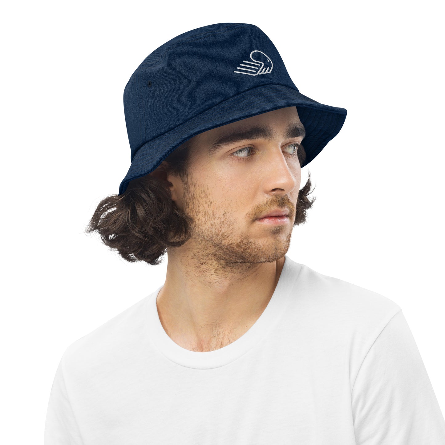 Builderall Logo Denim bucket hat