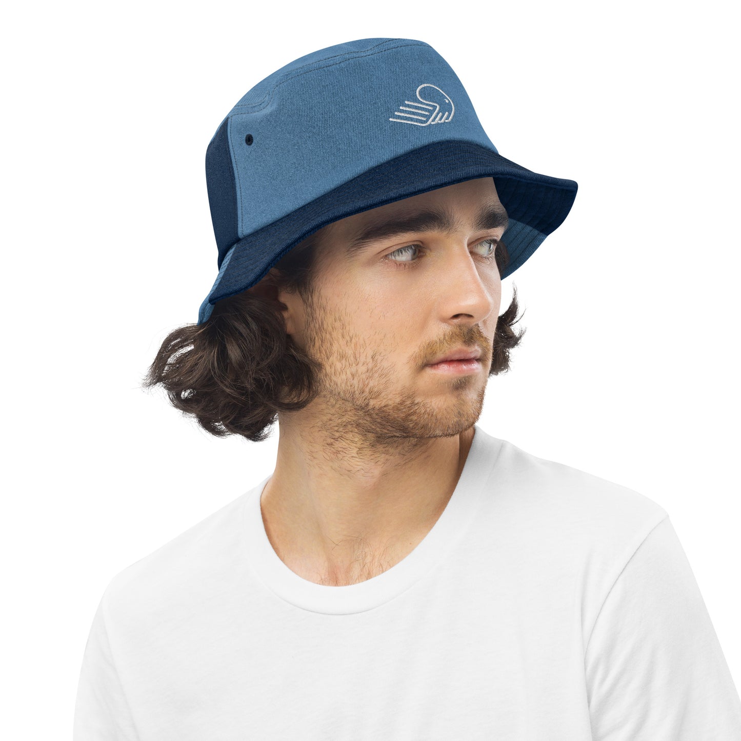 Builderall Logo Denim bucket hat