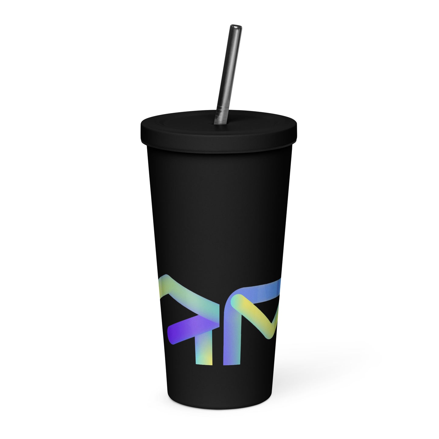 Builderall insulated tumbler with a straw