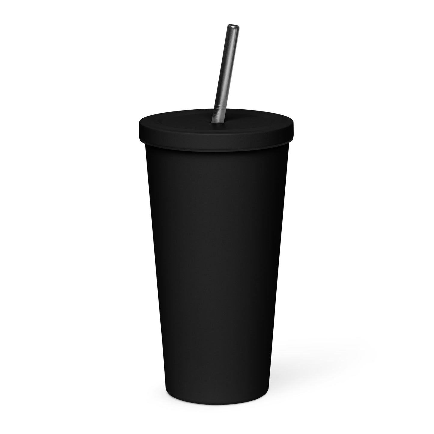 Builderall insulated tumbler with a straw